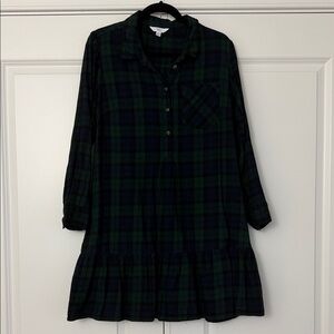 Time and Tru Plaid Dress, Size L